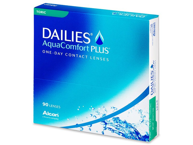 Dailies AquaComfort Plus Toric (90 čoček) - Torické kontaktní čočky