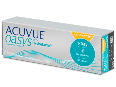 Acuvue Oasys 1-Day with HydraLuxe for Astigmatism (30 čoček) - Torické kontaktní čočky