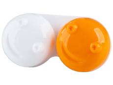 Pouzdro na čočky 3D - oranžové Příslušenství k čočkám - Pouzdro na čočky 3D - oranžové