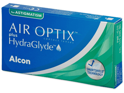 Air Optix plus HydraGlyde for Astigmatism (3 čočky) - Měsíční kontaktní čočky