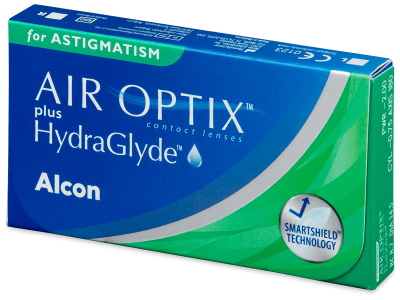 Air Optix plus HydraGlyde for Astigmatism (3 čočky) - Měsíční kontaktní čočky