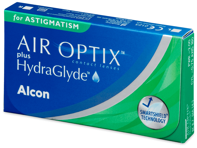 Air Optix plus HydraGlyde for Astigmatism (3 čočky) - Měsíční kontaktní čočky