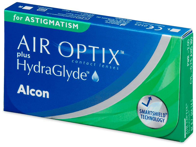 Air Optix plus HydraGlyde for Astigmatism (3 čočky) - Měsíční kontaktní čočky