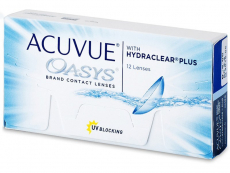 Acuvue Oasys (12 čoček) Dvoutýdenní / Čtrnáctidenní kontaktní čočky - Acuvue Oasys (12 čoček)