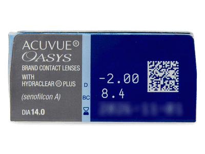 Acuvue Oasys (12 čoček) - Náhled parametrů čoček