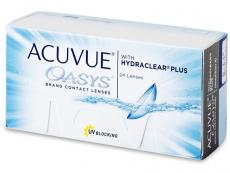 Acuvue Oasys (24 čoček) Dvoutýdenní / Čtrnáctidenní kontaktní čočky - Acuvue Oasys (24 čoček)