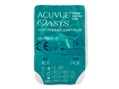 Acuvue Oasys (24 čoček) - Vzhled blistru s čočkou