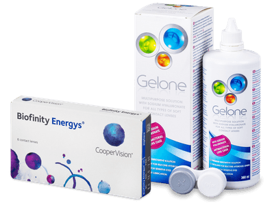 Biofinity Energys (6 čoček) + roztok Gelone 360 ml - Předchozí design
