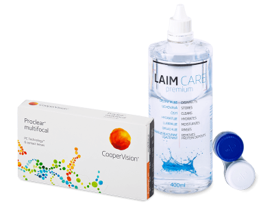Proclear Multifocal (6 čoček) + roztok Laim-Care 400 ml