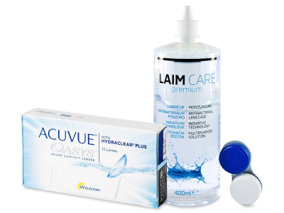 Acuvue Oasys (12 čoček) + roztok Laim Care 400 ml