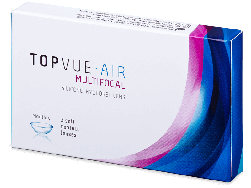TopVue Air Multifocal (3 čočky) - Multifokální kontaktní čočky