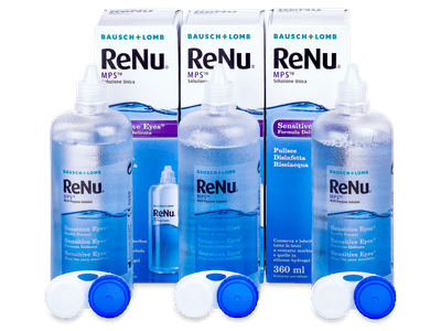 Roztok ReNu MPS Sensitive Eyes 3 x 360 ml - Předchozí design