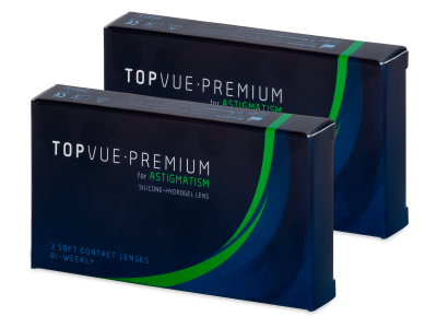 TopVue Premium for Astigmatism (6 čoček) - Torické kontaktní čočky