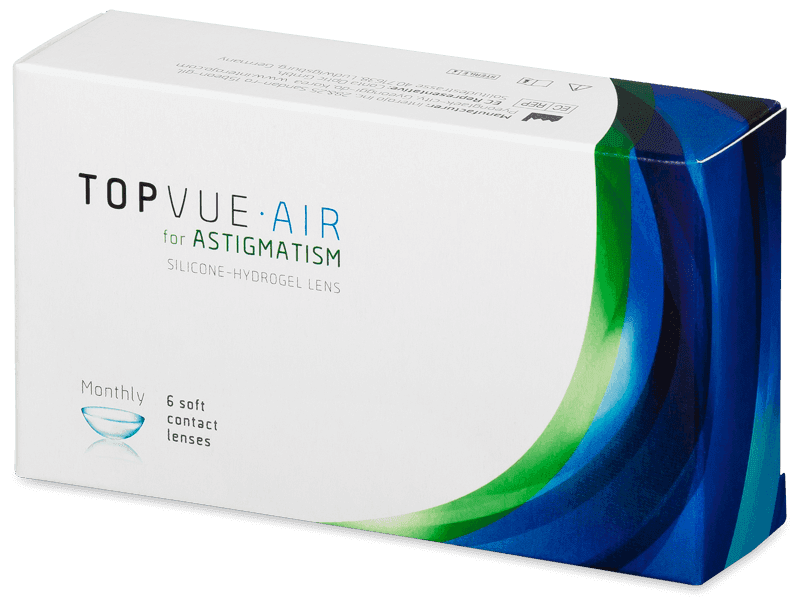TopVue Air for Astigmatism (6 čoček) - Torické kontaktní čočky