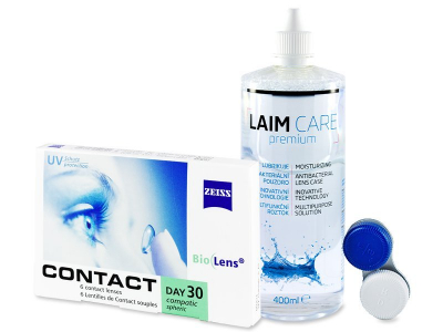Carl Zeiss Contact Day 30 Compatic (6 čoček) + Laim Care 400ml