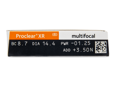 Proclear Multifocal XR (6 čoček) - Náhled parametrů čoček