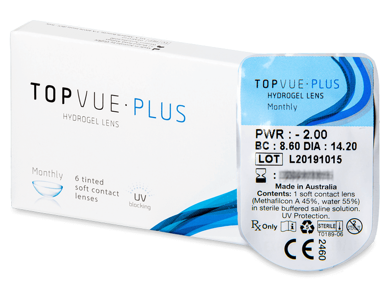 TopVue Plus (1 čočka) - Měsíční kontaktní čočky