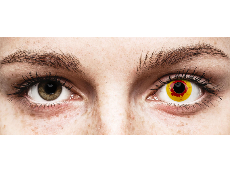 ColourVUE Crazy Lens - Reignfire - nedioptrické jednodenní (2 čočky)