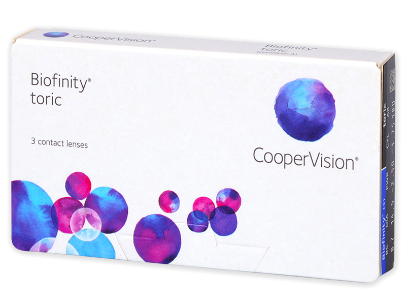 Biofinity Toric (3 čočky) - Torické kontaktní čočky