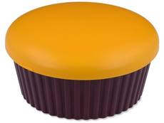 Kazetka se zrcátkem Muffin - oranžová Příslušenství k čočkám - Kazetka se zrcátkem Muffin - oranžová