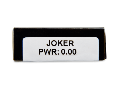 CRAZY LENS - Joker - nedioptrické jednodenní (2 čočky) - Náhled parametrů čoček