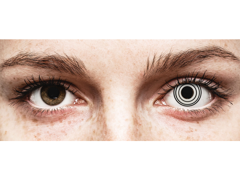 CRAZY LENS - Rinnegan - dioptrické jednodenní (2 čočky)