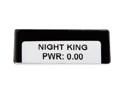 CRAZY LENS - Night King - nedioptrické jednodenní (2 čočky) - Náhled parametrů čoček
