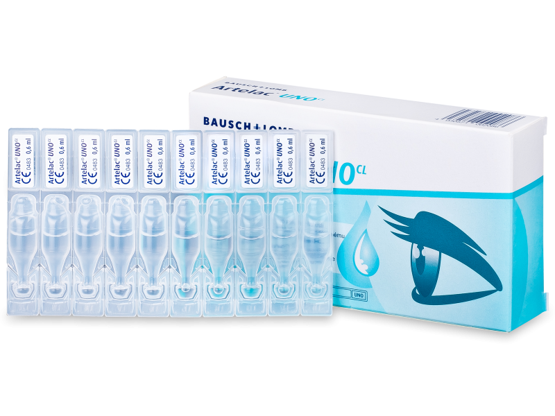 Zvlhčující kapky Artelac UNO 30 x 0,6 ml pro podrážděné oči