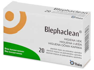 Blephaclean sterilní tampony pro hygienu očního víčka 20 ks