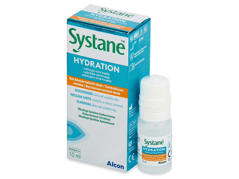 Oční kapky Systane Hydration bez konzervantů 10 ml - Oční kapky