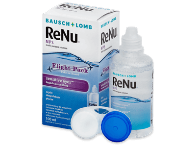 Roztok ReNu MPS Sensitive Eyes Flight pack 100 ml 