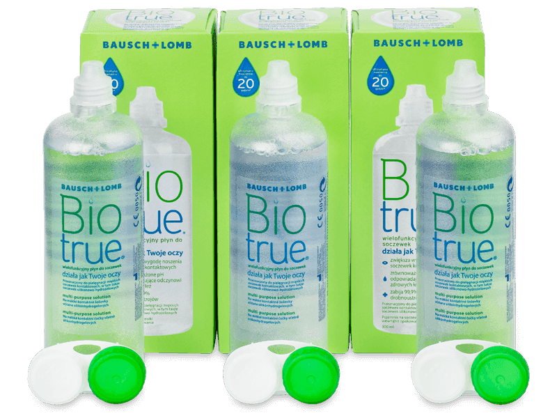 Roztok Biotrue 3x 300 ml - Výhodné trojbalení roztoku