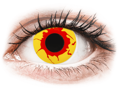 ColourVUE Crazy Lens - Reignfire - nedioptrické (2 čočky) - Barevné kontaktní čočky