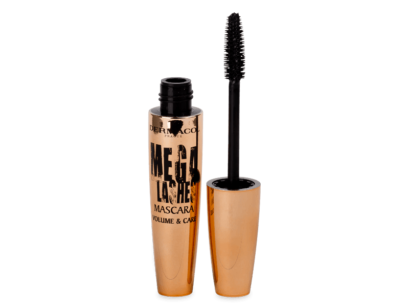Dermacol černá řasenka Mega lashes Volume and Care 11,5 ml 