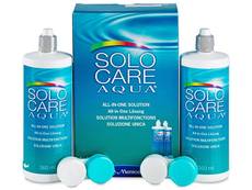 Roztok SoloCare Aqua 2 x 360ml Roztoky na kontaktní čočky - čistící a dezinfekční oční roztoky - Roztok SoloCare Aqua 2 x 360ml