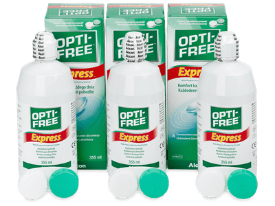 Roztok OPTI-FREE Express 3 x 355 ml  - Výhodné trojbalení roztoku