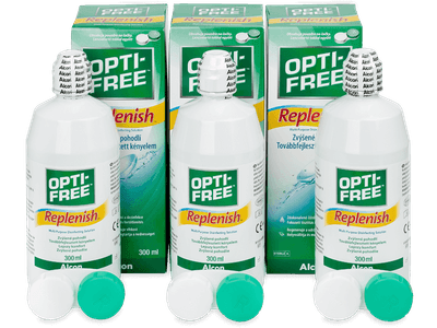 Roztok OPTI-FREE RepleniSH 3 x 300 ml - Výhodné trojbalení roztoku