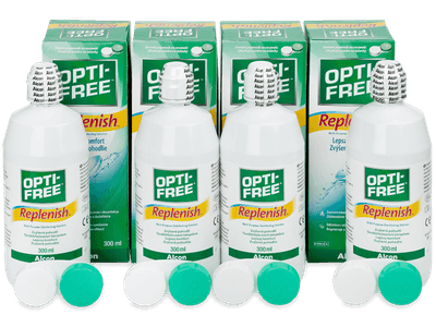 Roztok OPTI-FREE RepleniSH 4x 300 ml - Výhodné čtyřbalení roztoku