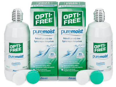 Roztok OPTI-FREE PureMoist 2 x 300 ml
