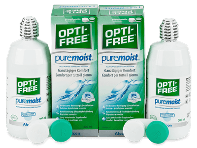 Roztok OPTI-FREE PureMoist 2 x 300 ml - Produkt je dostupný také v této variantě balení