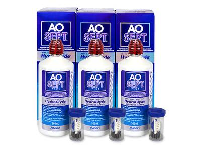 Roztok AO SEPT PLUS HydraGlyde 3 x 360 ml  - Předchozí design