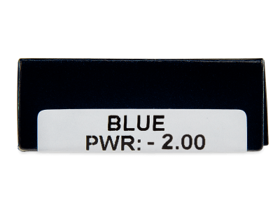 TopVue Daily Color - Blue - dioptrické jednodenní (2 čočky) - Náhled parametrů čoček