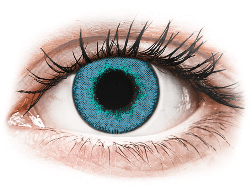 TopVue Daily Color - Brilliant Blue - dioptrické jednodenní (2 čočky) - Barevné kontaktní čočky
