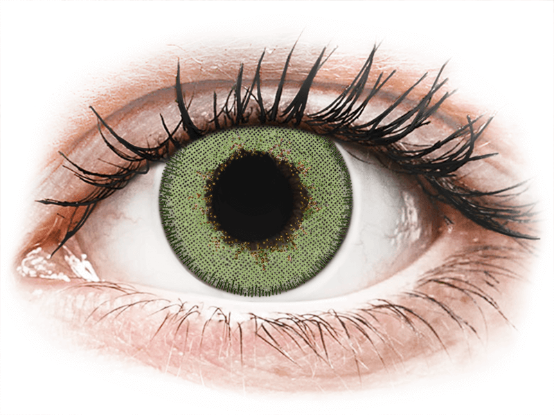 TopVue Daily Color - Green - dioptrické jednodenní (2 čočky) - Barevné kontaktní čočky