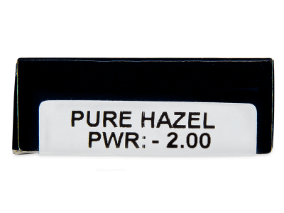 TopVue Daily Color - Pure Hazel - dioptrické jednodenní (2 čočky) - Náhled parametrů čoček