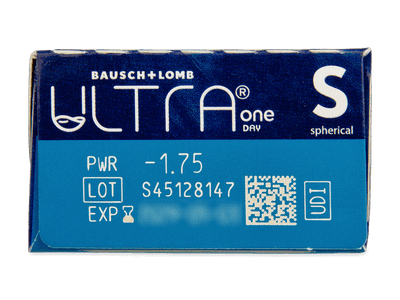 Bausch + Lomb ULTRA One Day (30 čoček) - Náhled parametrů čoček