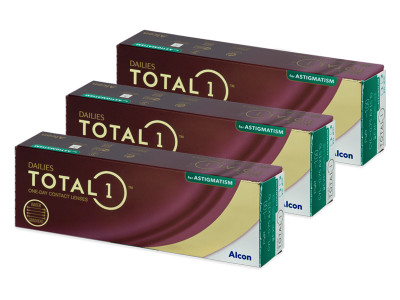 Dailies TOTAL1 for Astigmatism (90 čoček) - Torické kontaktní čočky