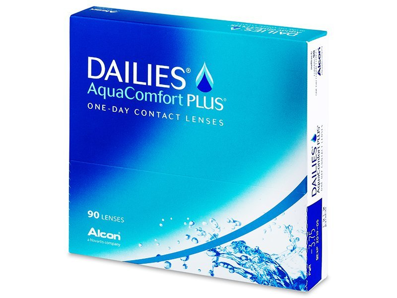 Dailies AquaComfort Plus (90 čoček) - Jednodenní kontaktní čočky