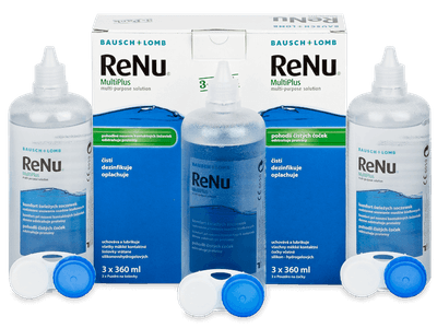 Roztok ReNu MultiPlus 3 x 360 ml - Výhodné trojbalení roztoku