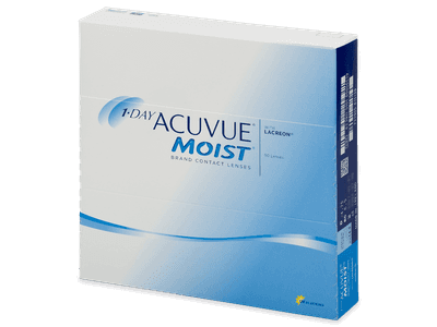1 Day Acuvue Moist (90 čoček) - Produkt je dostupný také v této variantě balení